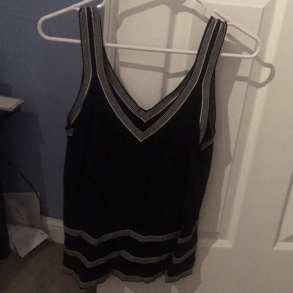 Black tank top